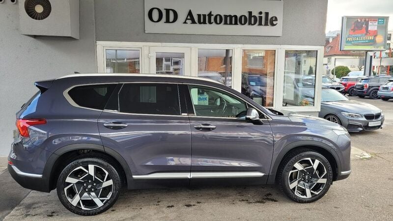 Blau Gebraucht 2021 Hyundai Santa Fe Prime SUV | 27.990 € (Superpreis) - Bild 1/4