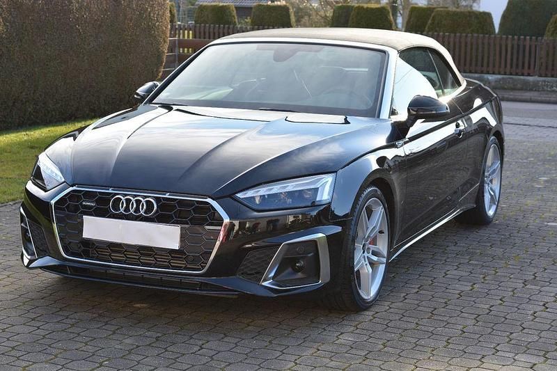 Schwarz Gebraucht 2024 Audi A5 Cabriolet S-Line Cabrio | 54.500 € (Fairer Preis) - Bild 1/4