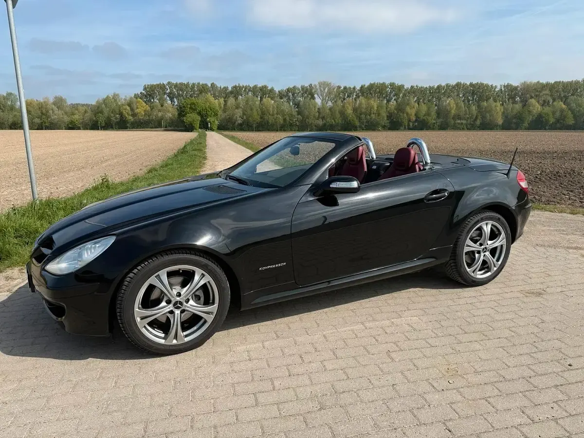 Gebraucht Mercedes SLK200 163 PS (119 kW) 2005 Schwarz Cabrio