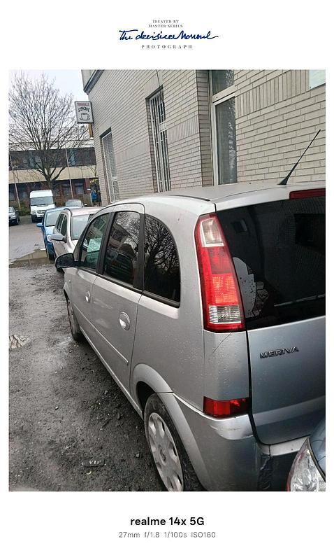 Gebraucht Opel Meriva 125 PS (91 kW) 2005 Silber Van / Kleinbus