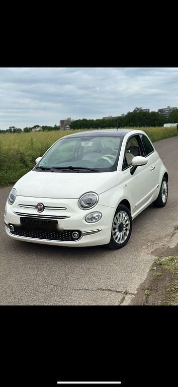 Weiß Gebraucht 2018 Fiat 500 Lounge Kleinwagen | 10.499 € (Fairer Preis) - Bild 1/4