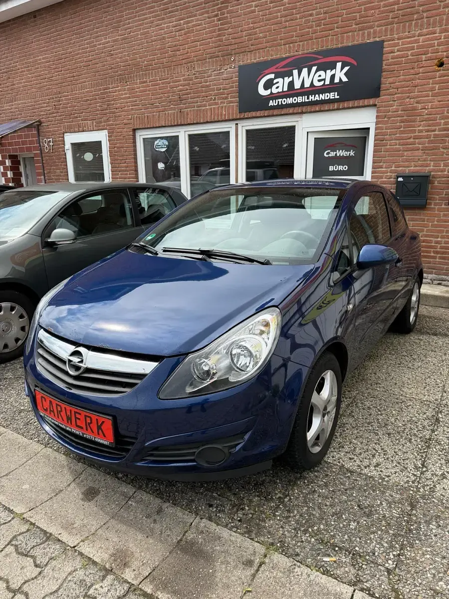 Gebraucht Opel Corsa 80 PS (58 kW) 2007 Blau Kleinwagen