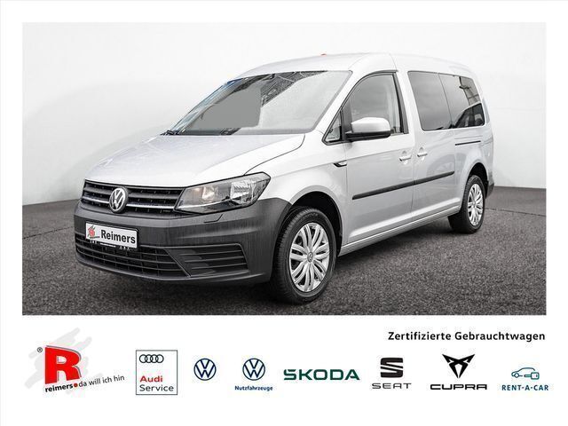 Silber Gebraucht 2018 VW Caddy Maxi Trendline Van / Kleinbus | 21.980 € (Teuer) - Bild 1/4