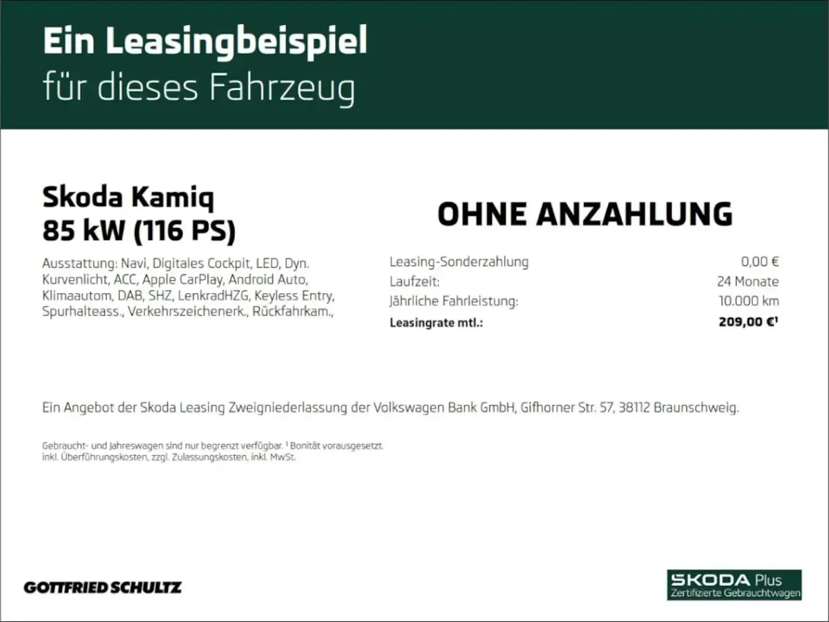 Gebraucht Skoda Kamiq Selection 116 PS (85 kW) 2025 Grau SUV