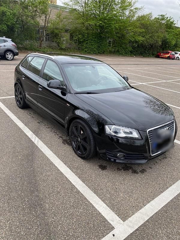 Schwarz Gebraucht 2008 Audi A3 S-Line Kleinwagen | 5.199 € (Fairer Preis) - Bild 1/4
