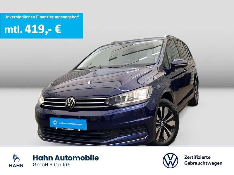 Atlantik blue metallic Gebraucht 2024 VW Touran Move Van / Kleinbus | 35.390 € (Fairer Preis) - Bild 1/3