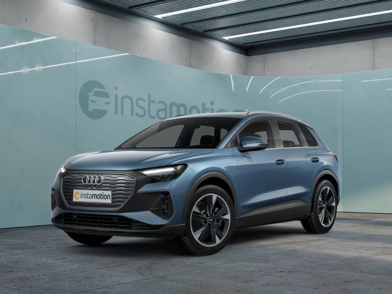 Blau Gebraucht 2022 Audi Q4 e-tron SUV | 31.820 € (Fairer Preis) - Bild 1/3