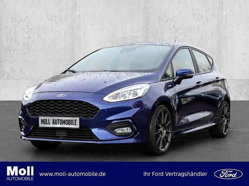 Indicblau metallic Gebraucht 2018 Ford Fiesta ST-Line Kleinwagen | 12.480 € (Fairer Preis) - Bild 1/4