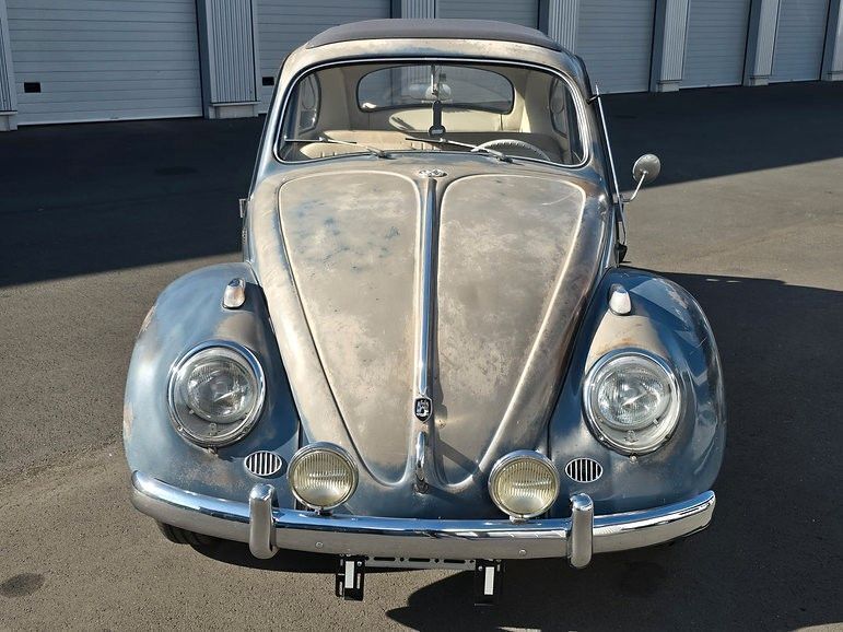 Gebraucht VW Käfer 34 PS (25 kW) 1958 Blau / grundierungsgrau Limousine