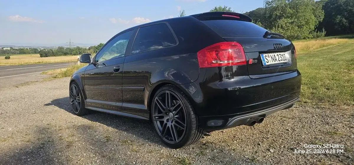 Gebraucht Audi S3 Ambiente 265 PS (194 kW) 2009 Schwarz Kleinwagen