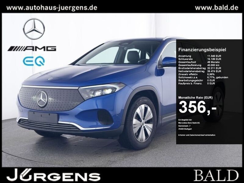Blau spektralblau Gebraucht 2024 Mercedes EQA300 Progressive SUV | 37.840 € (Teuer) - Bild 1/4