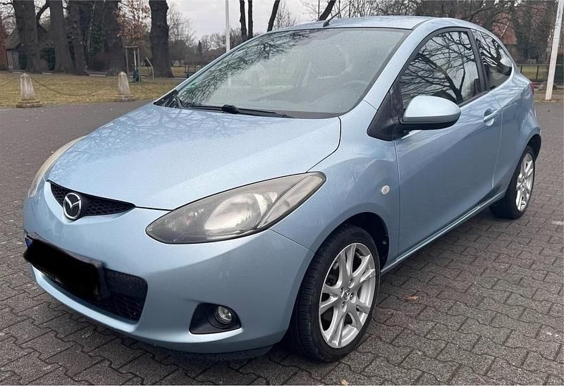 Gebraucht Mazda 2 2008 Blau Kleinwagen
