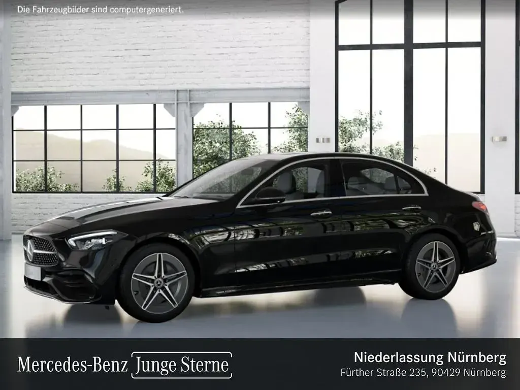Gebraucht Mercedes C300e AMG 204 PS (150 kW) 2023 Schwarz Limousine