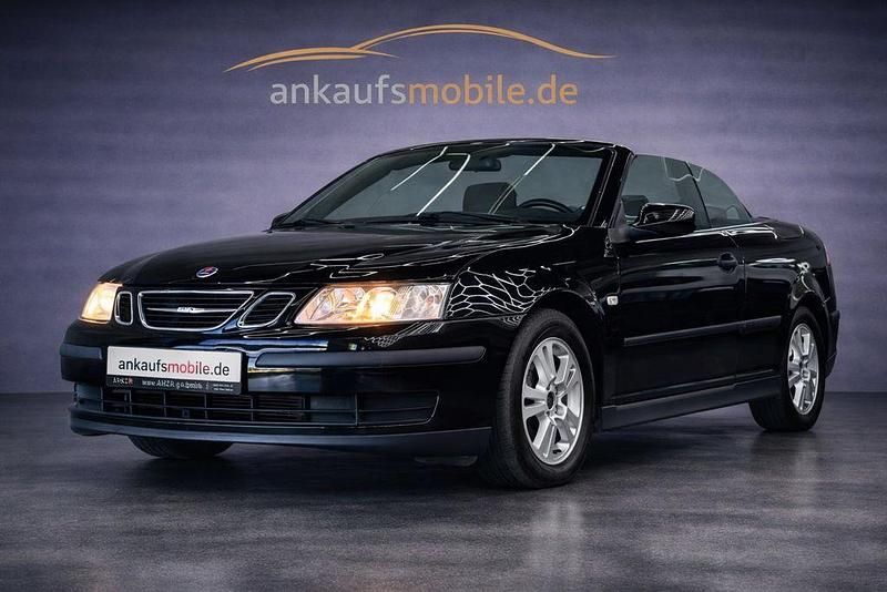 Blau Gebraucht 2005 Saab 9-3 Cabriolet Linear Cabrio | 9.900 € - Bild 1/4