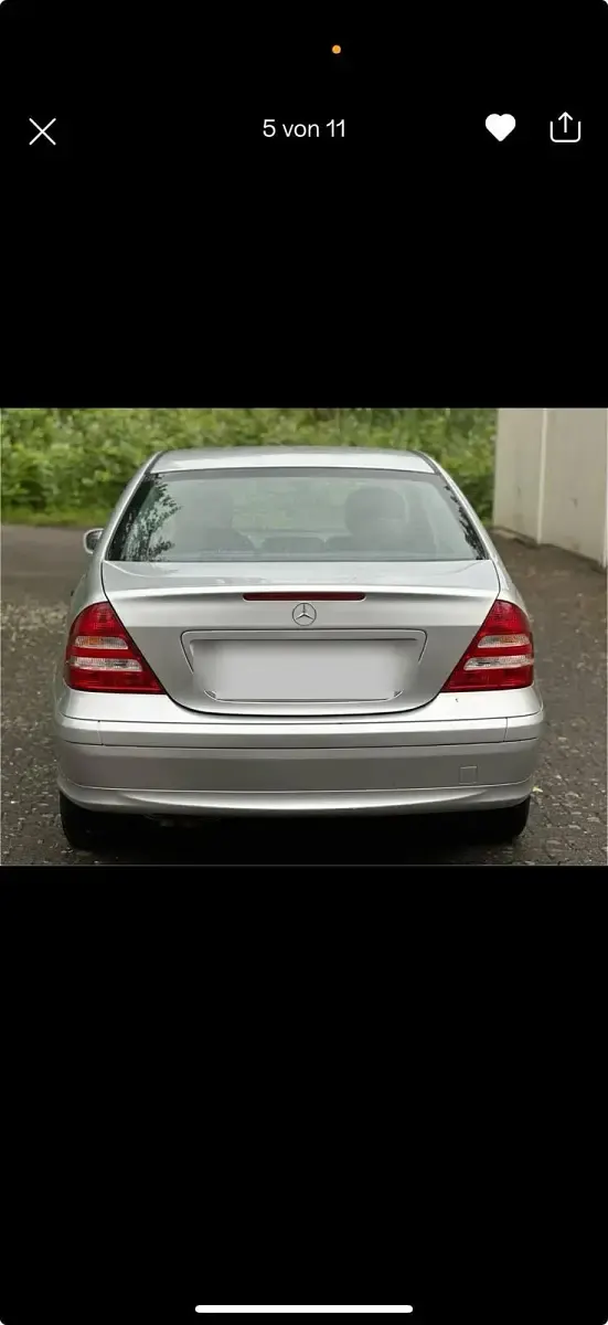 Używany Mercedes C180 143 KM (105 kW) 2006 Srebrny Kombi