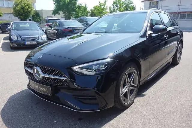 Gebraucht Mercedes C300 AMG 265 PS (194 kW) 2024 Lack obsidianschwarz Kombi