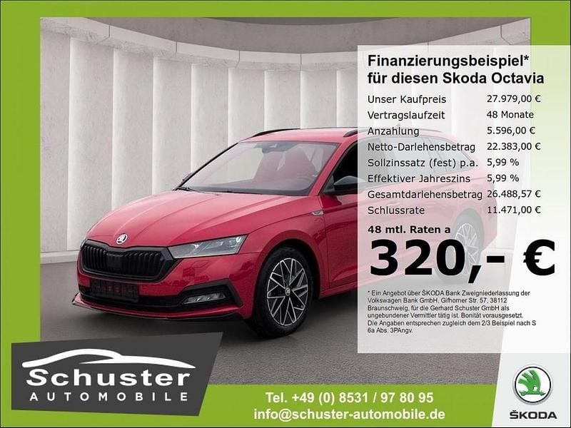 Rot Gebraucht 2023 Skoda Octavia SportLine Kombi | 27.979 € (Fairer Preis) - Bild 1/4