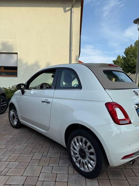 Weiß Gebraucht 2018 Fiat 500C Lounge Cabrio | 8.300 € (Guter Preis) - Bild 1/4