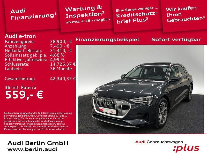 Gebraucht Audi e-tron Advanced Plus 300 kW (408 PS) 2021 Manhattangrau metallic SUV