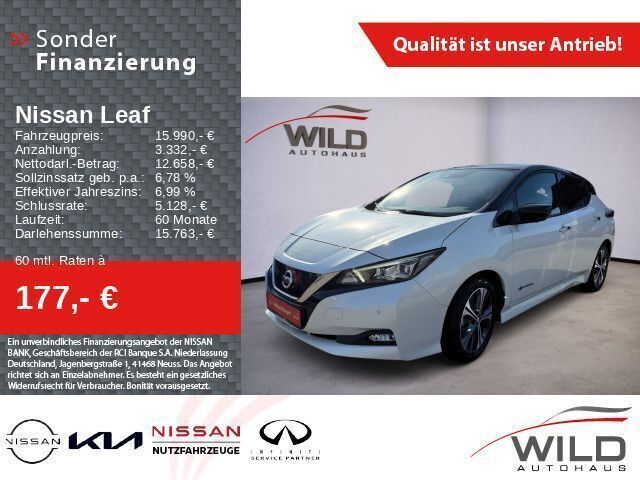 Schwarz Gebraucht 2020 Nissan Leaf N-Connecta Kleinwagen | 15.990 € (Fairer Preis) - Bild 1/4