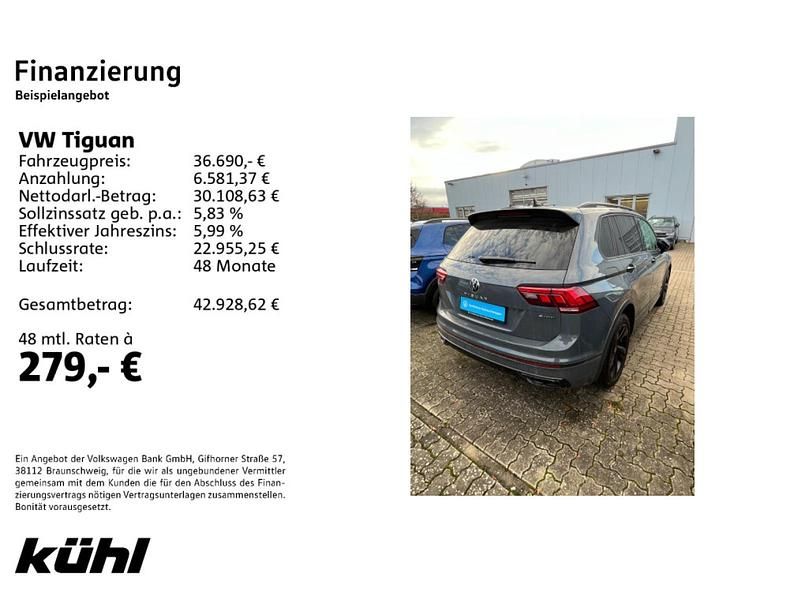 Gebraucht VW Tiguan Style 200 PS (147 kW) 2022 Delfingrau metallic SUV