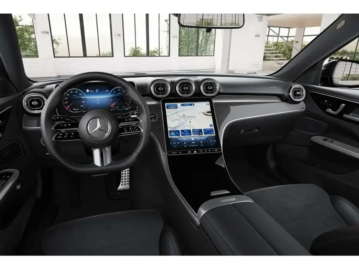 Gebraucht Mercedes C180 AMG line 170 PS (125 kW) 2026 Weiß Kombi