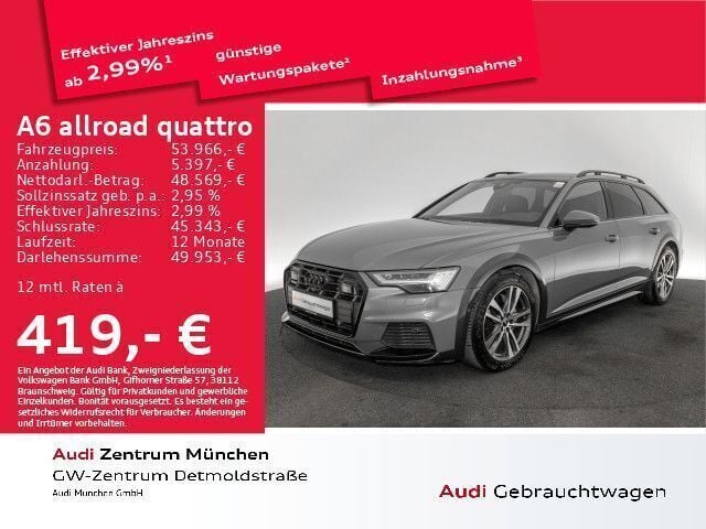 Gebraucht Audi A6 Allroad Ambiente 286 PS (210 kW) 2023 Chronosgrau metallic Kombi