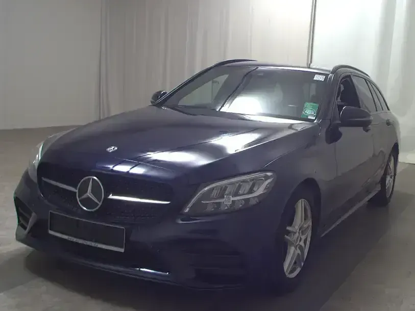 Gebraucht Mercedes C220 AMG line 194 PS (142 kW) 2020 Blau Kombi