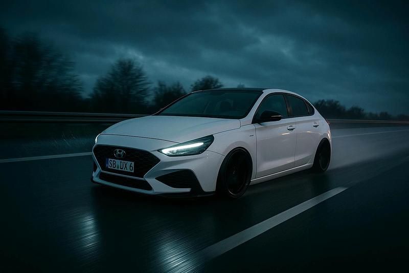 Weiß Gebraucht 2021 Hyundai i30 N Line Limousine | 16.700 € (Guter Preis) - Bild 1/1