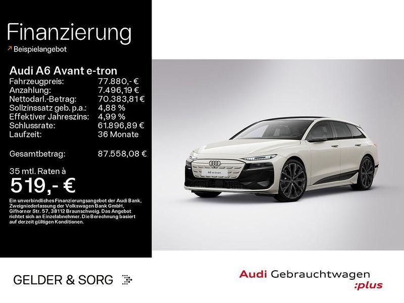 Beige Gebraucht 2025 Audi A6 e-tron S-Line Kombi | 77.880 € (Guter Preis) - Bild 1/3