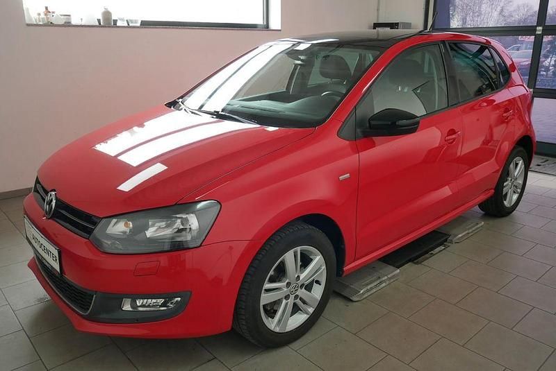 Gebraucht VW Polo Match 86 PS (63 kW) 2012 Rot Kleinwagen