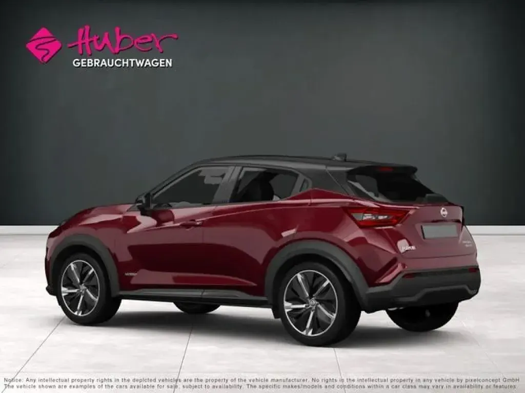 Gebraucht Nissan Juke N-Connecta 143 PS (105 kW) 2023 Burgundy metallic (metallic) SUV