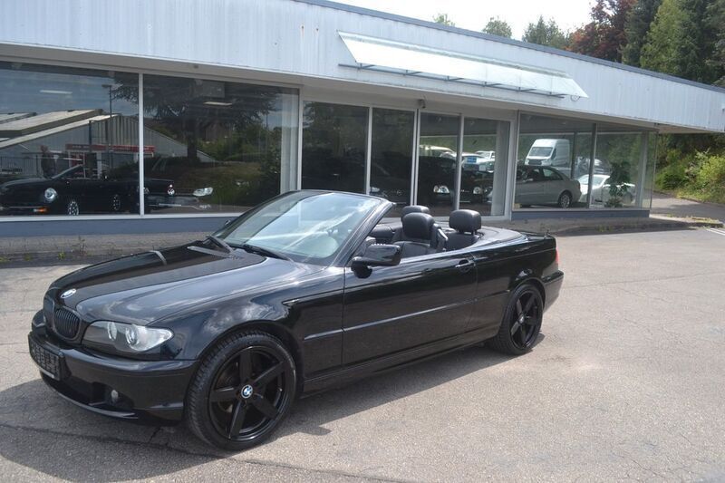 Schwarz Gebraucht 2004 BMW 318 Cabriolet Sport Line Cabrio | 5.999 € (Fairer Preis) - Bild 1/4