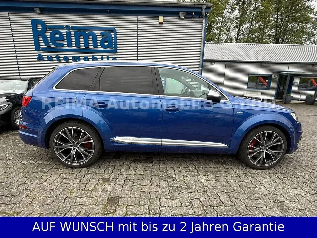 Gebraucht Audi SQ7 Sport 435 PS (319 kW) 2017 Sepangblau perleffekt SUV
