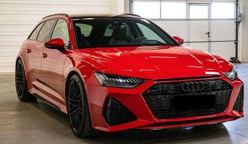 Rot Gebraucht 2021 Audi RS6 Ambiente Kombi | 85.500 € (Guter Preis) - Bild 1/4