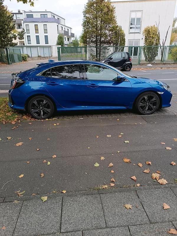 Blau Gebraucht 2020 Honda Civic Elegance Limousine | 16.300 € (Guter Preis) - Bild 1/4