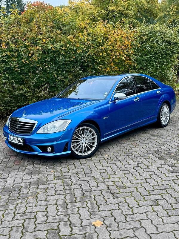 Blau Gebraucht 2007 Mercedes S63 AMG AMG Limousine | 19.500 € (Etwas zu teuer) - Bild 1/4