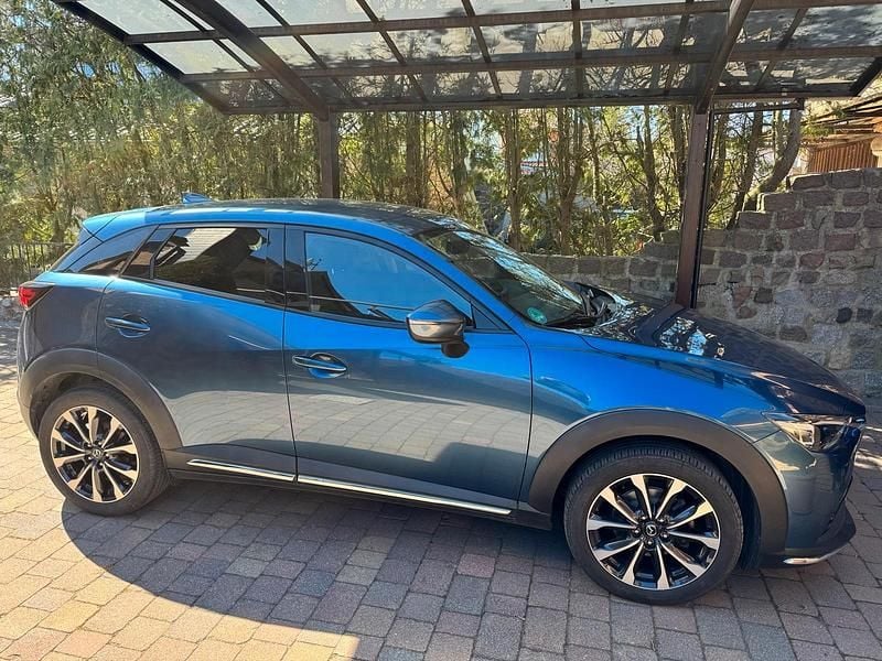 Gebraucht Mazda CX-3 121 PS (88 kW) 2018 Blau SUV