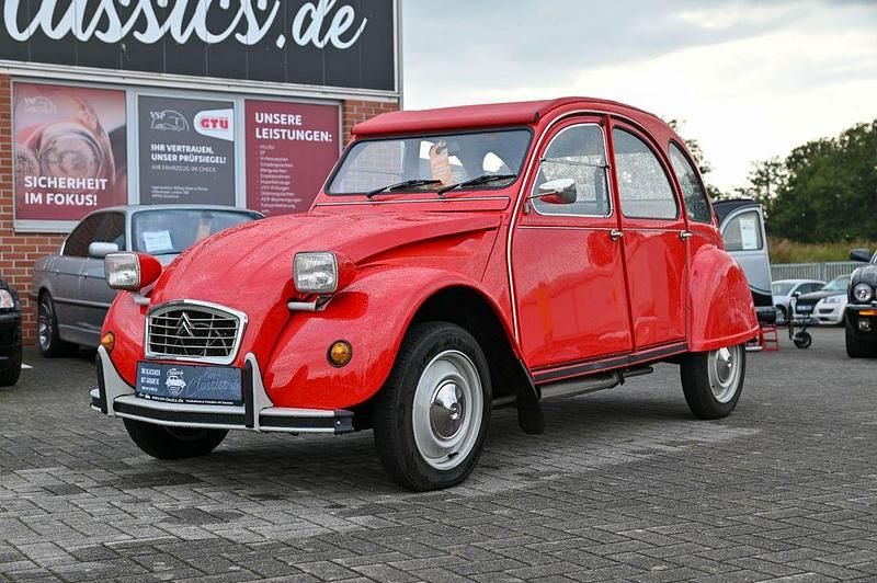 Rot Gebraucht 1987 Citroën 2CV Cabrio | 14.890 € - Bild 1/4