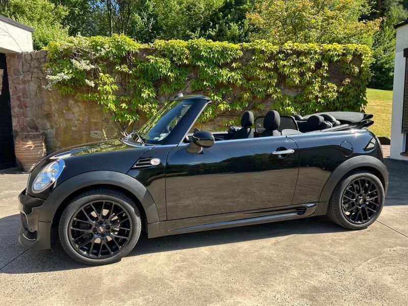 Schwarz Gebraucht 2014 Mini John Cooper Works Cabriolet Cabrio | 12.990 € (Fairer Preis) - Bild 1/4