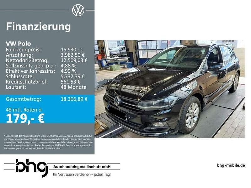 Schwarz Gebraucht 2018 VW Polo Highline Limousine | 15.930 € (Fairer Preis) - Bild 1/2
