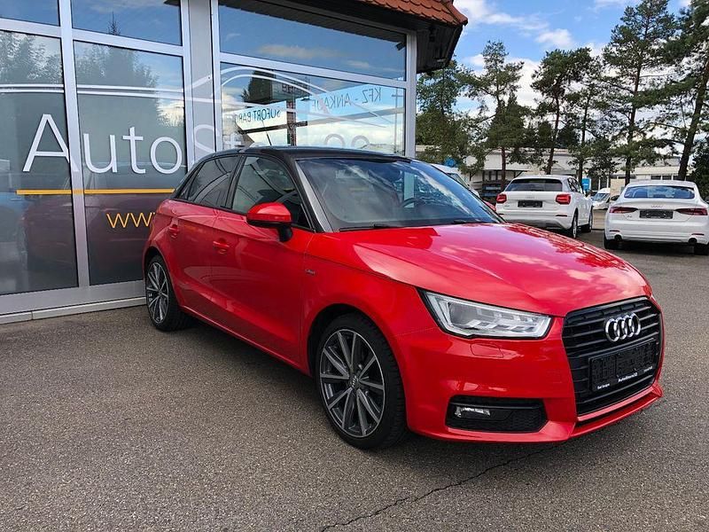 Rot Gebraucht 2018 Audi A1 Sportback S-Line Kleinwagen | 16.990 € - Bild 1/4