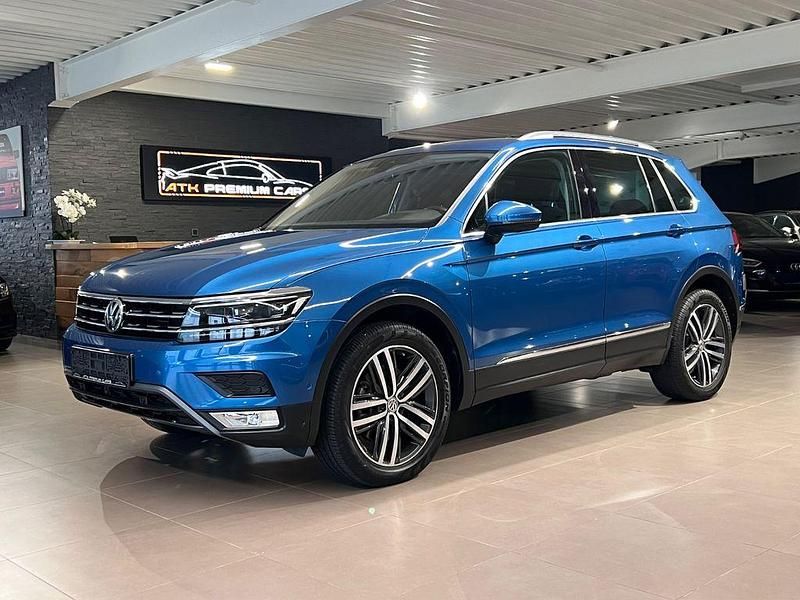 Blau Gebraucht 2016 VW Tiguan Highline SUV | 22.990 € (Fairer Preis) - Bild 1/4