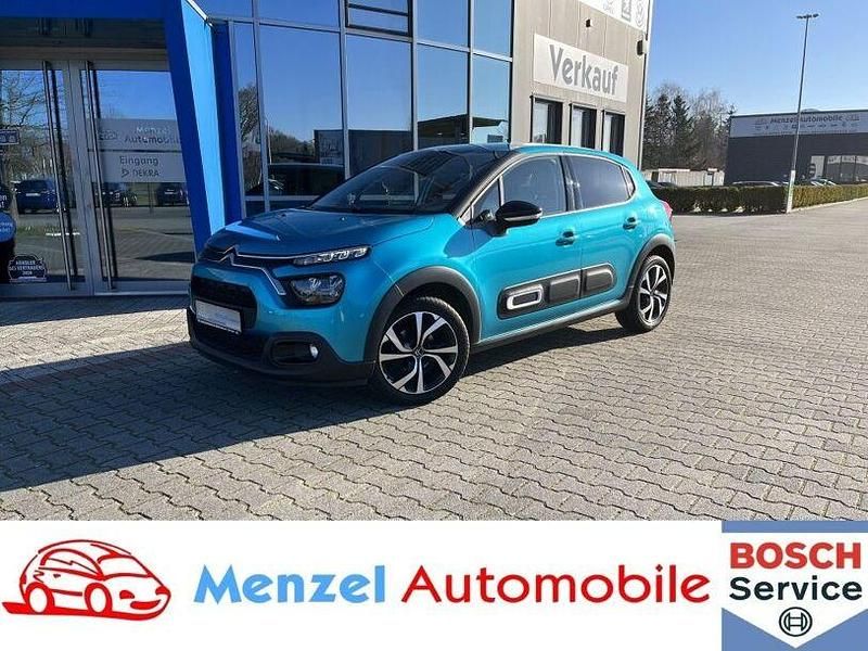 Blau Gebraucht 2021 Citroën C3 PureTech Kleinwagen | 12.990 € (Fairer Preis) - Bild 1/4