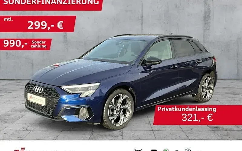 Usata Audi A3 Advanced 116 CV (85 kW) 2023 Blu Berlina