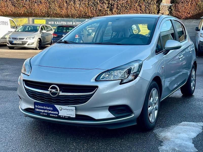 Gebraucht Opel Corsa Edition 90 PS (66 kW) 2015 Argon silber/ice silver (m2) Kleinwagen