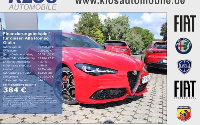 Rot Gebraucht 2023 Alfa Romeo Giulia Competizione Limousine | 39.990 € (Etwas zu teuer) - Bild 1/4