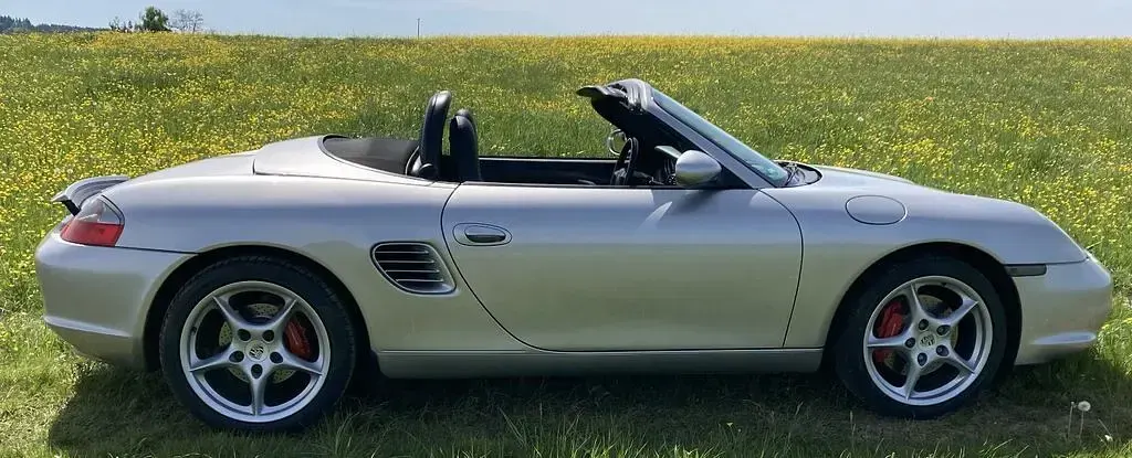 Brugt Porsche Boxster S 260 HK (191 kW) 2003 Sølv Cabriolet