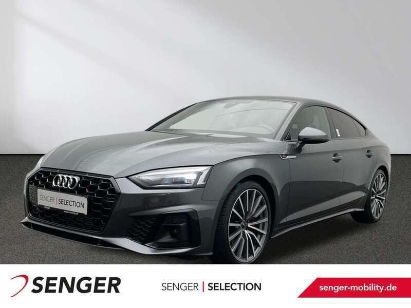 Grau Gebraucht 2022 Audi A5 Sportback S-Line Limousine | 35.580 € (Guter Preis) - Bild 1/4