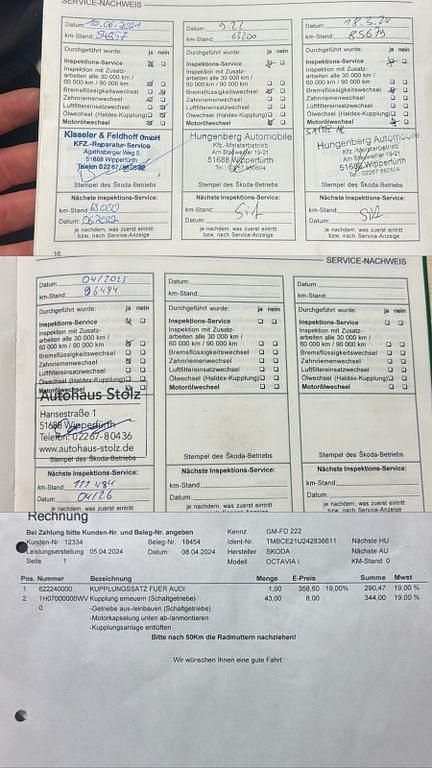 Gebraucht Skoda Octavia 116 PS (85 kW) 2004 Grün Limousine